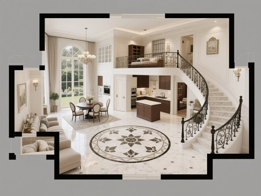 150㎡二層法式風格輕鋼別墅室內布局展示 150㎡二層法式風格輕鋼別墅室內布局展示